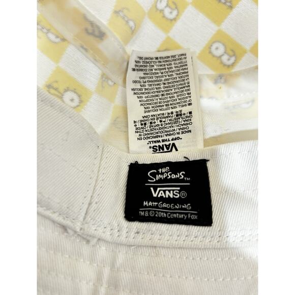 Vans x The Simpsons Check Eyes Bucket Hat Size Yellow OS - Picture 3 of 4